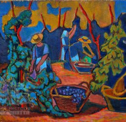 Маргіт Райх-Сельська (1903–1980) «Збір винограду» - artmuseum.org.ua